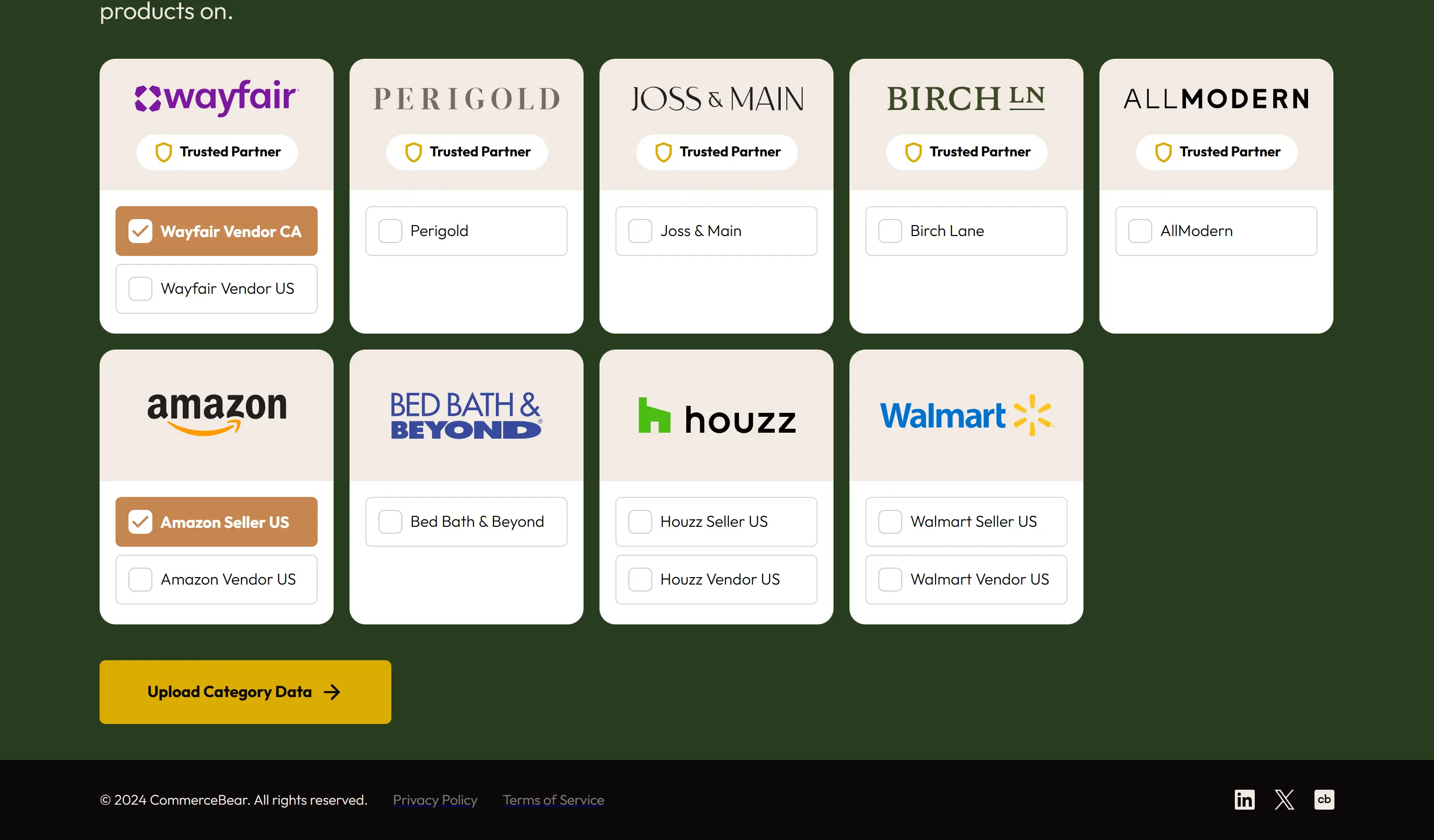 Category Compatibility Checker: desktop